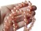 42 10mm Round Pink Glass Beads Vintage Made in Japan Glass Beads